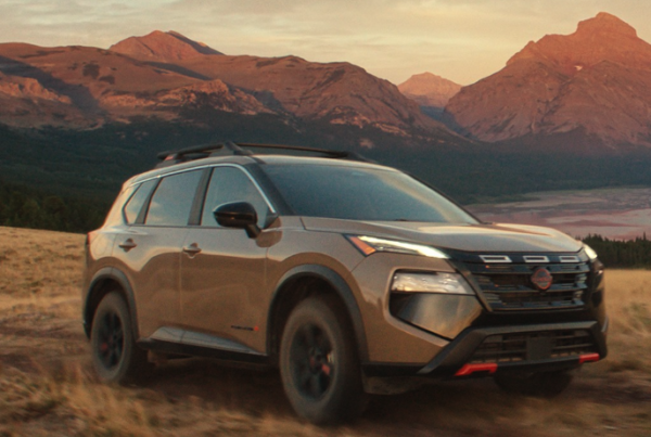 Nissan rogue in the mountains of Arizona